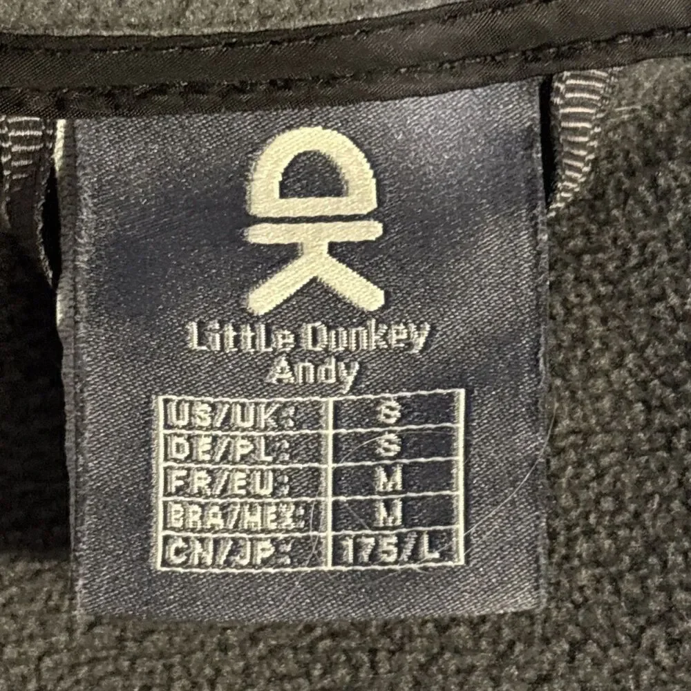 Little Donkey Andy Men's Size Small Sleeveless Quilted Puffer Vest Full Zip Grey